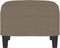 vidaXL - Voetenbank - 60x50x41 - cm - stof - taupe