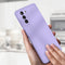 Samsung Galaxy S21 FE - Siliconen Hoesje - Zacht en slank - Lavender