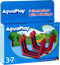 AquaPlay - Connector met afdekstrips - Waterbaanaccessoires - Blauw (2 stuks)