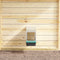 vidaXL - Kippennestkast - 1 - compartiment - wandmontage - gegalvaniseerd - staal