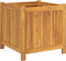 vidaXL - Plantenbak - met - voering - 50x50x50 - cm - massief - acaciahout