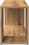 vidaXL - Tv-meubel - 80x24x32cm - bewerkt - hout - artisanaal - eikenkleur