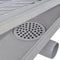 vidaXL - Doucheafvoer - rechthoekig - golf - 1030x140 - mm - roestvrij - staal