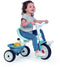 Smoby Be Move Comfort - Driewieler met duwstang - Veiligheidsfeatures - Pastel Blauw