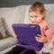 iMoshion Tablet Hoes Kinderen Geschikt voor Lenovo Tab P10 / Tab M10 - iMoshion Kidsproof Backcover met handvat - Paars