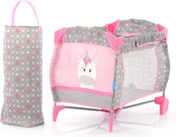 Hauck Opvouwbaar Poppenbed Eenhoorn