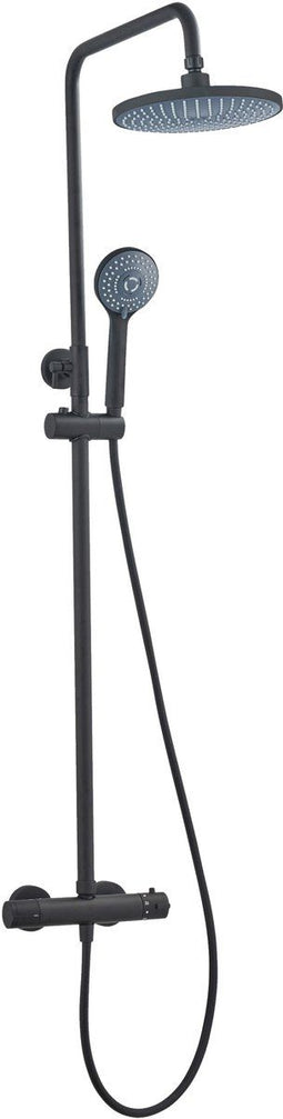 ATLANTIC ASHER - Douchesysteem - Thermostatisch - Zwart
