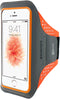 Mobiparts Comfort Fit - Sport Armband - Ademend materiaal en sleutelvak - Neon Oranje