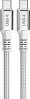 DCU Advance Tecnologic 30402090 USB-kabel USB4 Gen 2x2 1,5 m USB C Grijs