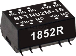 Mean Well SFTN02M-12 DC/DC-convertermodule 167 mA 2 W Aantal uitgangen: 1 x Inhoud 1 stuk(s)