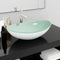 vidaXL - Wasbak - 54,5x35x15,5 - cm - gehard - glas - wit