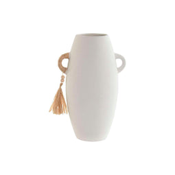 Vaas Home ESPRIT Wit Natuurlijk Keramiek 17 x 13 x 26 cm