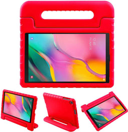 iMoshion Tablet Hoes Kinderen Geschikt voor Samsung Galaxy Tab A 10.1 (2019) - iMoshion Kidsproof Backcover met handvat - Rood