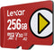Lexar LMSPLAY256G-BNSNG - Micro SD Geheugenkaart - 256 GB - Rood