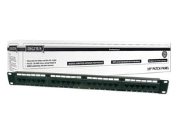Digitus DN-91624U - Patchpanel - CAT 6 RJ45 1U - Zwart