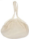 Boodschappentas katoen - lange hendels - wit Wit