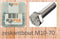 Doos a 6 bouten zeskant m10x70
