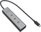 i-tec USB-C Charging Metal HUB - 5-port USB-C video 8K + Power Delivery 85W - Zilver