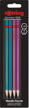 rOtring Metallic Potloden | HB | 4 stuks