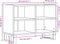 vidaXL - Tv-meubel - 69,5x30x50 - cm - bewerkt - hout - sonoma - eikenkleurig