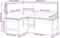 vidaXL - Tuinhoekbank - met - kussens - 140x100x91 - cm - in - massief - acaciahout