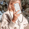 iMoshion Hoesje Geschikt voor Samsung Galaxy S23 Hoesje Met Koord - iMoshion Design Hoesje met Koord - Transparant / Dandelion