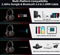 Kofire UG-05 2.4GHz Draadloze Gaming Headset - Bluetooth koptelefoon - Afneembare microfoon - Geschikt voor PS4/PS5, Nintendo Switch - Zwart - Rood