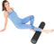 Foam roller - zwart - 90x15 cm - medium-hard