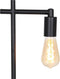 Light & Living Tafellamp Corby - Zwart - 21x12x45.5cm - Modern