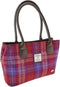 Schoudertas Cassley Oranje Paars Tartan - Klassiek - Harris Tweed - Glen Appin of Scotland