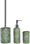 Items - WC/Toiletborstel met zeeppompje/beker - flowers groen