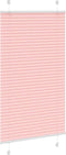 vidaXL - Plissé - rolgordijn - 80x150 - cm - stofbreedte - 79,4 - cm - polyester - roze