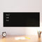 vidaXL Magneetbord voor aan de wand 100x40 cm gehard glas zwart