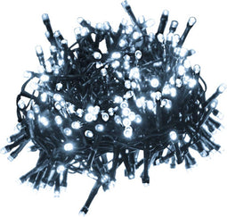 vidaXL - Lichtslinger - cluster - met - 3000 - LED's - koudwit - 60 - m - PVC