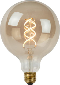 Lucide G125 - Filament lamp - Ø 12,5 cm - LED Dimb. - E27 - 1x5W 2200K - 3 StepDim - Fumé