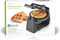 Nedis Wafelijzer - Belgische wafels - 17 cm - 1000 W - Automatische temperatuurregeling - ABS / Roestvrij Staal