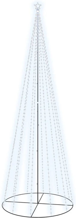 vidaXL - Kegelkerstboom - 732 - LED's - koudwit - 160x500 - cm