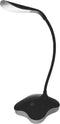 LED Bureaulamp - Estoya Mimo - 3W - Helder/Koud Wit 5500K - Touch Schakelaar - Dimbaar - Flexibele Arm - USB Opladen - Mat Zwart - Kunststof