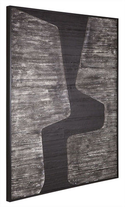Wall panel Opposites attract large 127x101x4cm