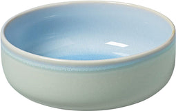 VILLEROY & BOCH Crafted Blueberry - Kom 16cm - Uniek reactief glazuur - Turquoise