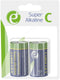 Gembird EG-BA-LR14-01 - C-cell LR14 Alkaline batterij - 1.5V