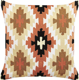 SERAMPORE - Sierkussen set van 2 - Multicolor - 50 x 50 cm - Katoen