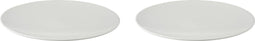 Palmer Bord coupe White Delight 32 cm Wit Porselein 2 stuks