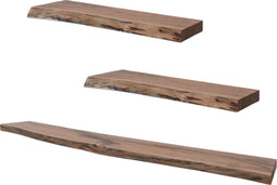 Wandplank Pure Acaciahout - Set van 3 Groot