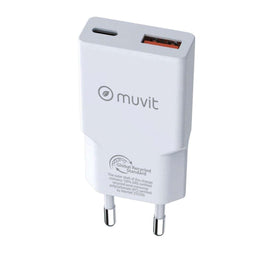 Muvit for Change HC-263 - Oplader - 18 W 30 W - Wit