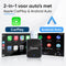 CarMe Mini V2 - 2-in-1 CarPlay & Android Auto Dongle - Draadloos - Zwart
