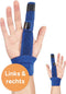 LBB - Vingerspalk - Verstelbaar - Geschikt voor wijs- middel- en ringvinger - Blauw