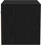 vidaXL - LED - TV-kast - 2 - stuks - Zwart - Eiken - 30x28,5x30 - cm - Hout - samengesteld