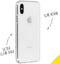 Accezz Clear Backcover iPhone Xs / X - Soft case - Schokbestendig - Transparant