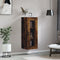 vidaXL - Wandkast - 34,5x34x90 - cm - gerookt - eikenkleurig